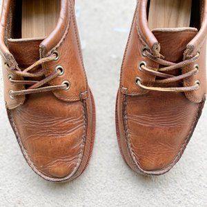 $249 Quoddy Men Blucher Shoe: Whiskey. Vintage 2015, Excellent Condition, 9 1/2